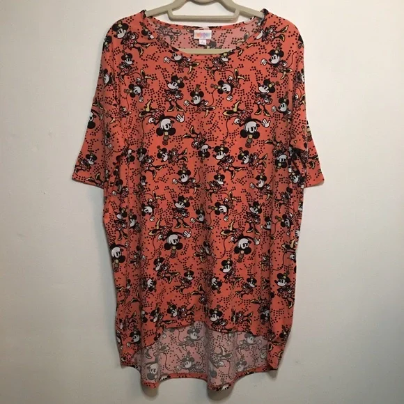 LuLaRoe Mini Mouse Short Sleeve Tee Shirt: Size Large - Picture 1 of 8